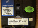 WESTINGHOUSE RF3040 3 Pole 40 Amp F Frame Breaker Retro Fit Kit 600V 1375086G23