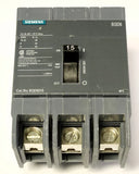 SIEMENS BQD6315 3 Pole 15 AMP Type BQD6 Circuit Breaker