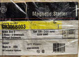 GENERAL ELECTRIC CR306B003 220-240 VAC Size 0 Starter CR306B0