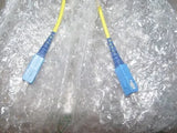 Fiber Optic Cable 1F SFC SCUPC/SCUPC Corning Cable System Gold 75M