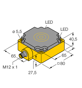 Turck NI75U-CP80-VP4X2-H1141