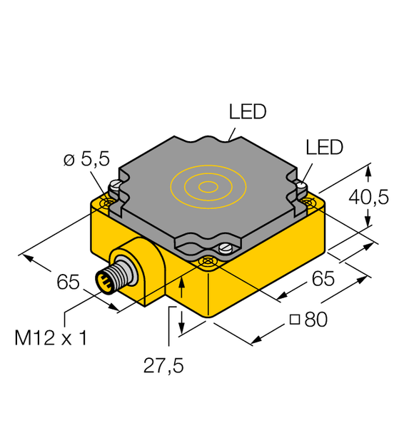 Turck NI75U-CP80-VP4X2-H1141