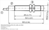 SICK IM12-04NCP-ZW1 Cylindrical thread design PNP / NPN
