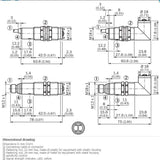 SICK VL18-3E3340 Photoelectric retro-reflective sensor NPN