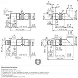 SICK VTF18-3F1240 Photoelectric proximity sensor PNP