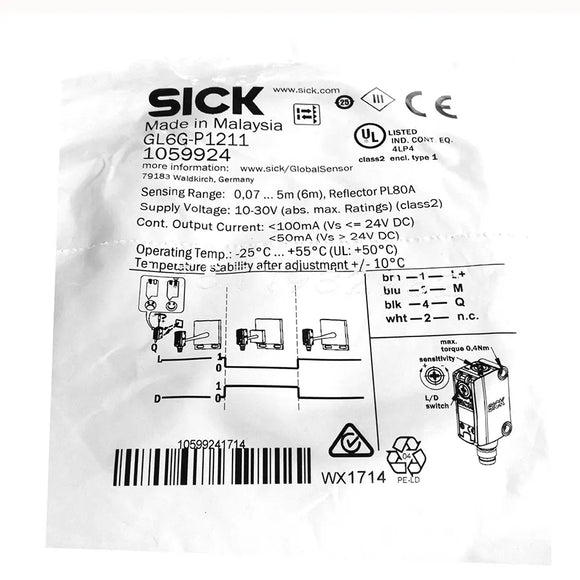 SICK GL6-P1211