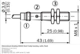 SICK IME08-02BNOZW2K Inductive proximity sensors NPN