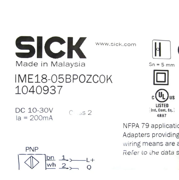 SICK IME18-05BPOZC0K