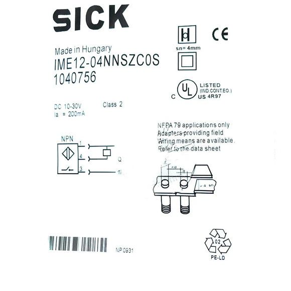 SICK IME12-04NNSZCOS
