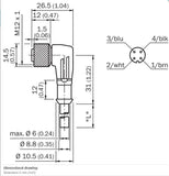 SICK DOL-1204-W02M Plug connectors and cables