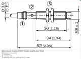 SICK IME08-04NNOZW2S Inductive proximity sensors NPN