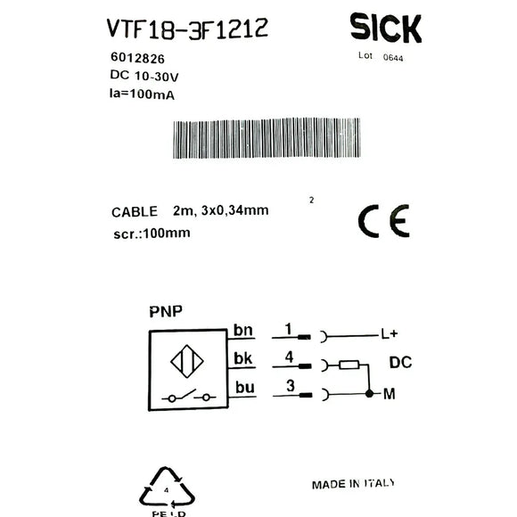 SICK VTF18-3F1212