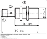 SICK IME18-05BPOZCOK Inductive proximity sensors PNP