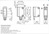 SICK GSE6-N4112 Miniature photoelectric sensors NPN