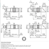 SICK VTF18-3P5212 Photoelectric proximity sensor PNP