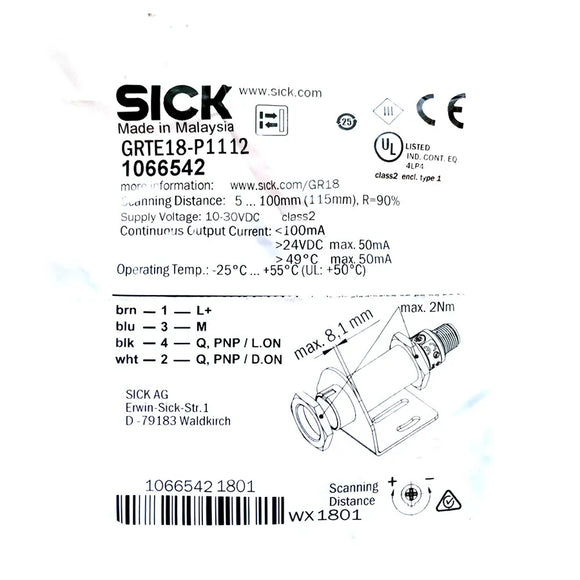 SICK GRTE18-P1112