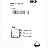 SICK IM18-12NPS-ZC1 Cylindrical thread design PNP