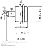 SICK IME30-20NNSZW2K Inductive proximity sensors NPN