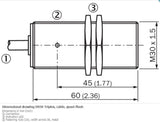 SICK IM30-22BNS-ZW1 Inductive proximity sensors NPN