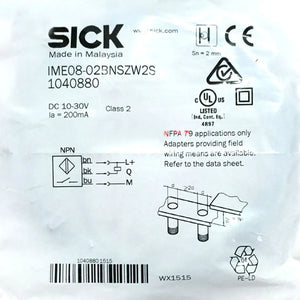 SICK IME08-02BNSZW2S