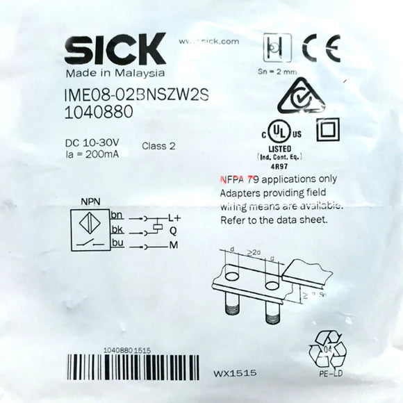 SICK IME08-02BNSZW2S