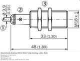 SICK IME18-08BPOZW2K Inductive proximity sensors PNP