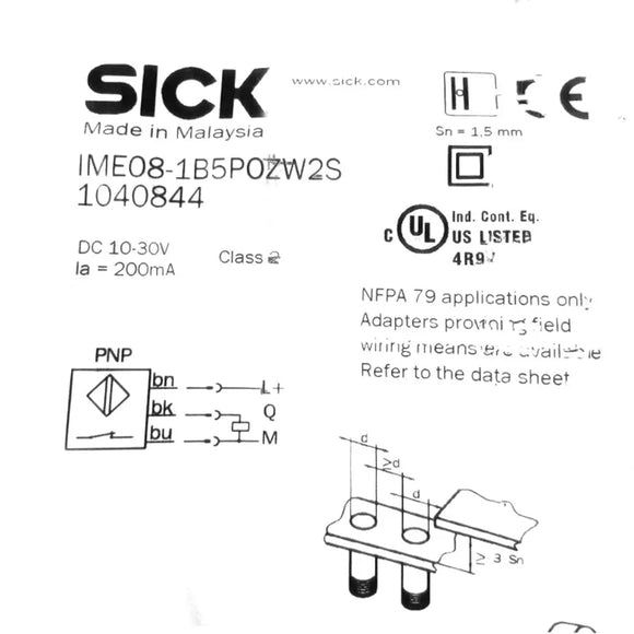 SICK IME08-1B5POZW2S