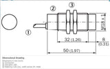 SICK IM18-08NNO-ZW1 Cylindrical thread design NPN
