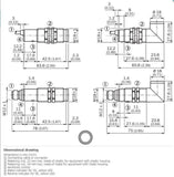 SICK VS/VE18-4N3240 Through-beam photoelectric sensor NPN