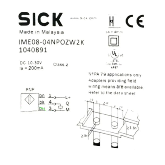 SICK IME08-04NPOZW2K