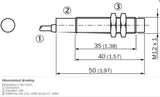 SICK IM12-04NPS-VW1 Cylindrical thread design PNP