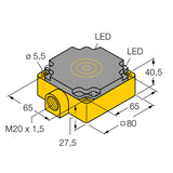 Turck NI75U-CP80-VN4X2 1540810 Inductive Sensor