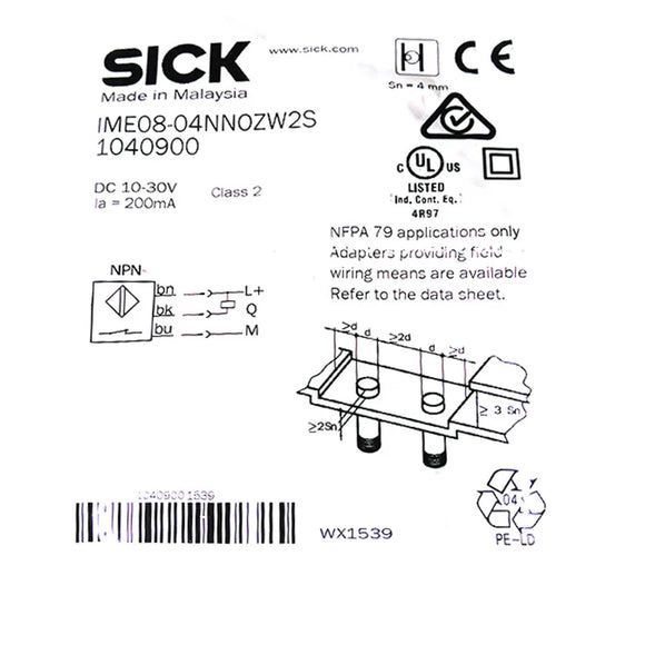 SICK IME08-04NNOZW2S