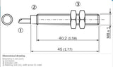 SICK IM08-02BPO-ZW1 Cylindrical thread design PNP