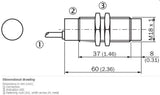 SICK IM18-08NCP-ZW1 Cylindrical thread design PNP /NPN