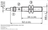 SICK IME08-1B5NOZW2S Inductive proximity sensors NPN