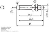 SICK IM08-2N5NS-ZW1 Proximity Switch NPN