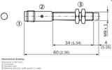 SICK IM08-2N5PS-ZC1 Cylindrical thread design PNP