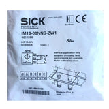 SICK IM18-08NNS-ZW1 Proximity Switch NPN