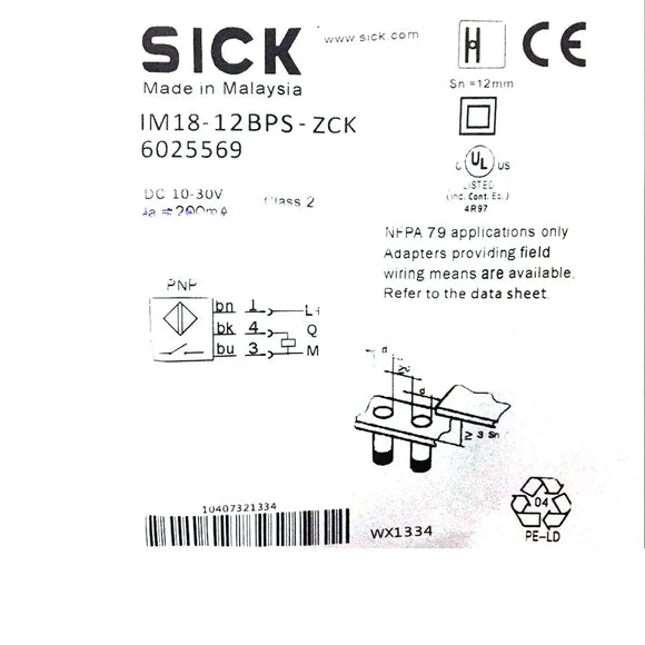 SICK IM18-12BPS-ZCK