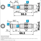 SICK VS/VE12-2N430 Through-beam photoelectric sensor NPN