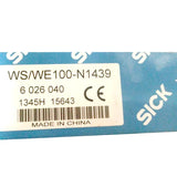 SICK WS/WE100-N1439 Through-beam photoelectric sensor NPN