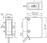 SICK WTB250-2N1141 Photoelectric proximity sensor NPN