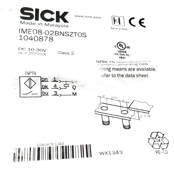 SICK IME08-02BNSZTOS