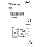 SICK VTF18-3F1940 Photoelectric proximity sensor PNP