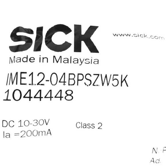 SICK IME12-04BPSZW5K