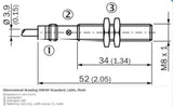 SICK IME08-1B5POZW2S Inductive proximity sensors PNP
