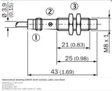 SICK IME08-04NNSZW2K Inductive proximity sensors NPN