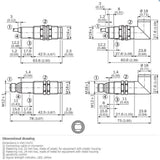 SICK VTF18-4N1112 Photoelectric proximity sensor NPN