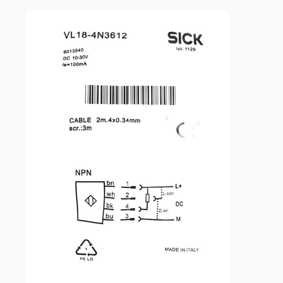 SICK VL18-4P3612